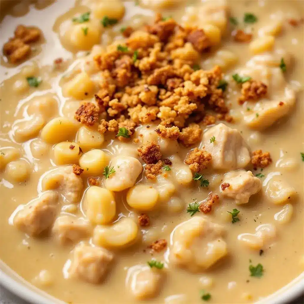 creamy chicken and wild rice soup preparation steps