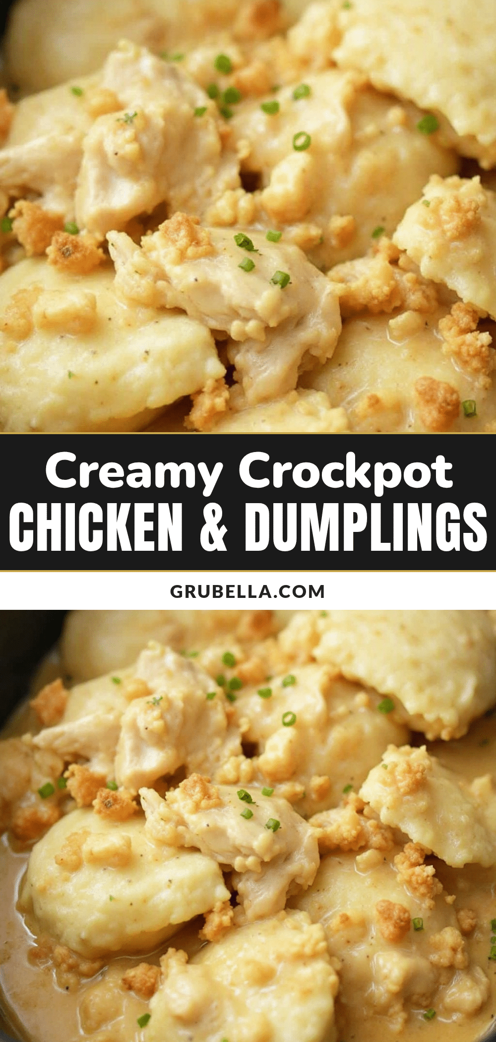 creamy crockpot chicken and dumplings recipe