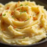 creamy garlic parmesan mashed potatoes - featured image