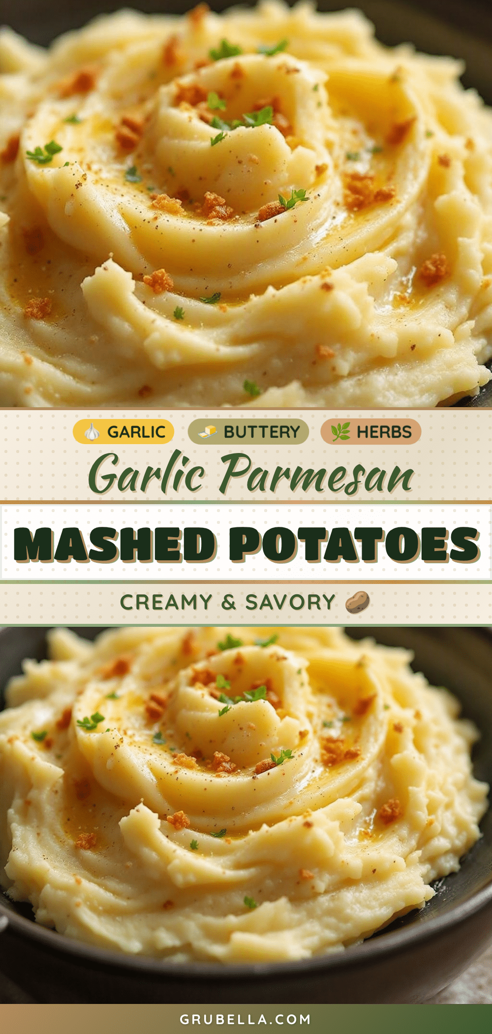creamy garlic parmesan mashed potatoes recipe