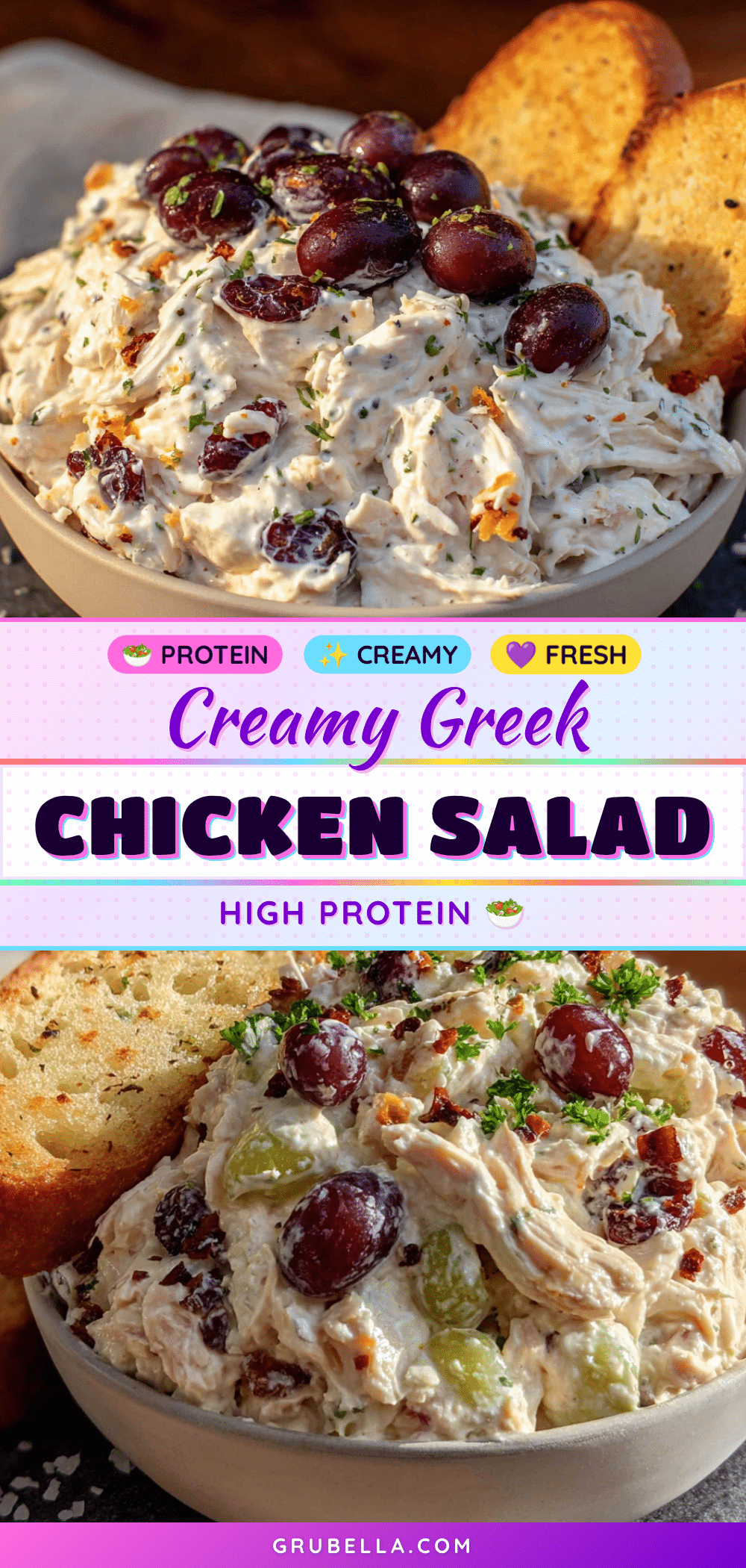 creamy Greek yogurt chicken salad recipe