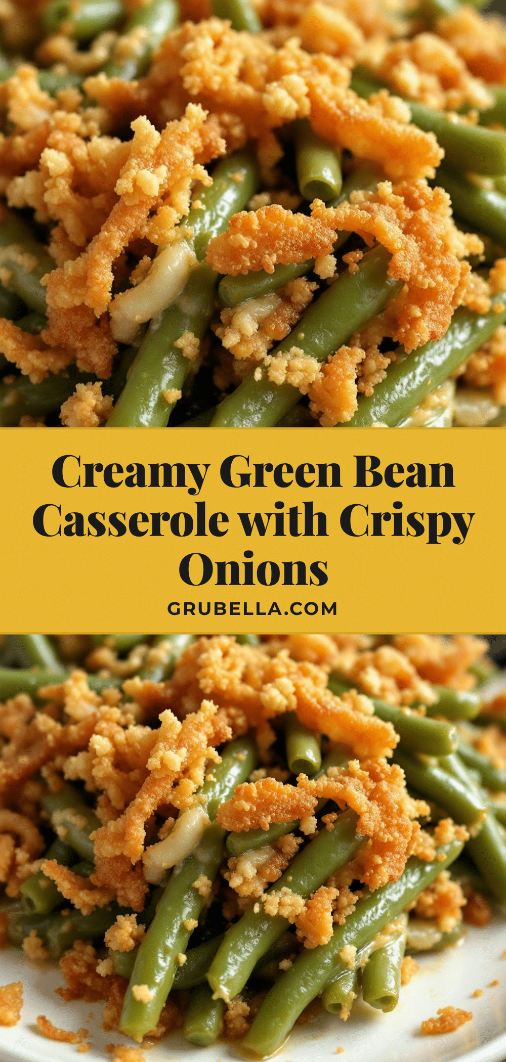 creamy green bean casserole recipe