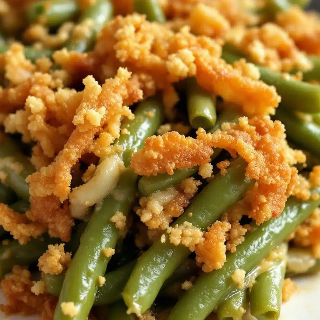 creamy green bean casserole - featured image