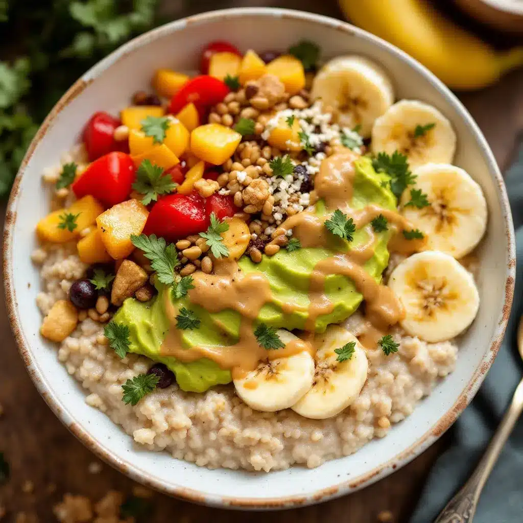 creamy overnight peanut butter banana oats preparation steps