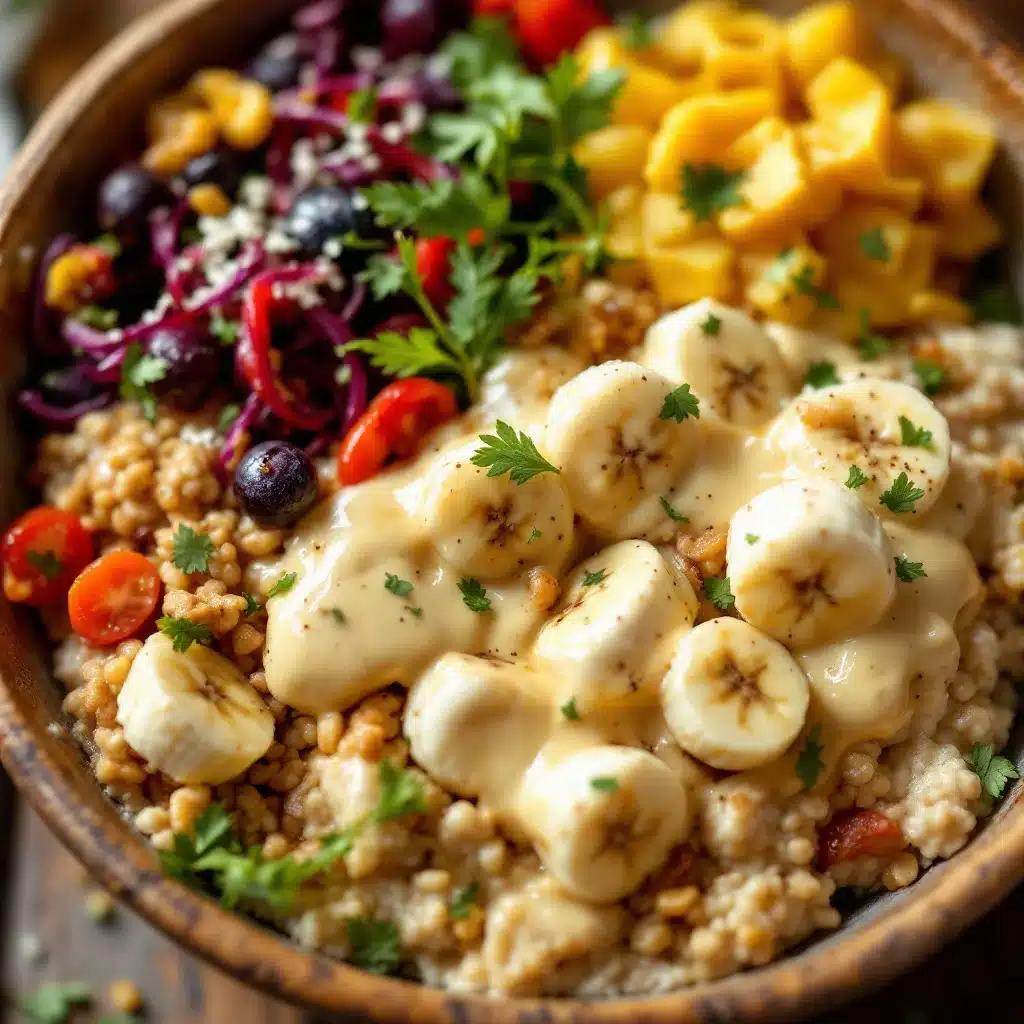 creamy overnight peanut butter banana oats - featured image