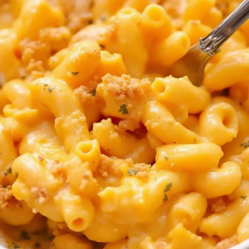 creamy slow cooker butternut squash mac and cheese preparation steps