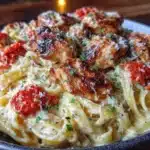creamy tuscan chicken pasta one pot - featured image