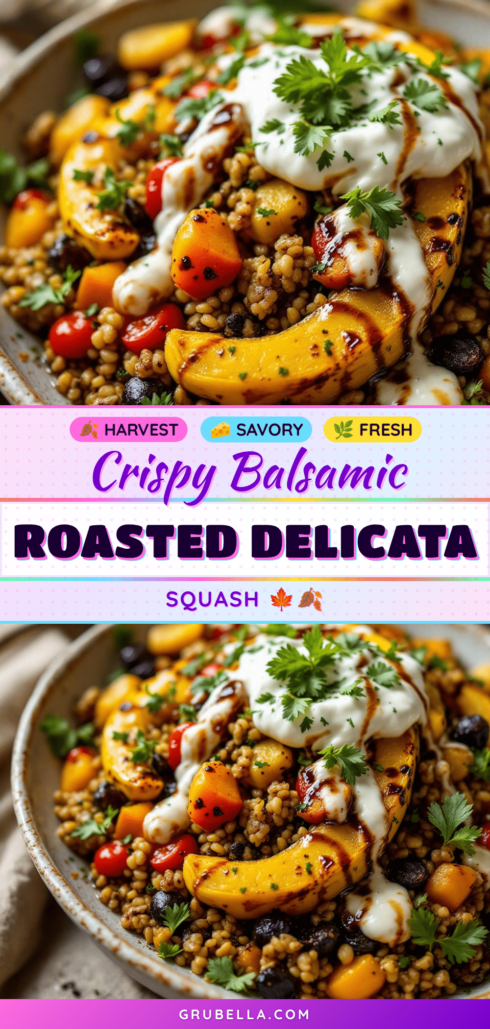 crispy balsamic roasted delicata squash recipe