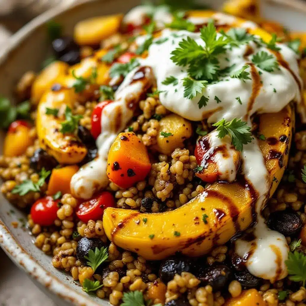 crispy balsamic roasted delicata squash - featured image