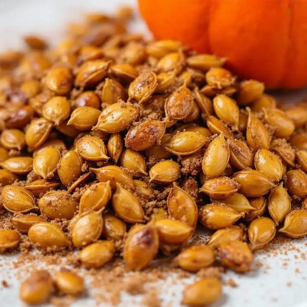 crispy cinnamon sugar pumpkin seeds preparation steps