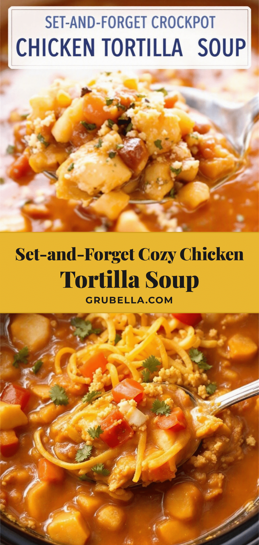 crockpot chicken tortilla soup recipe