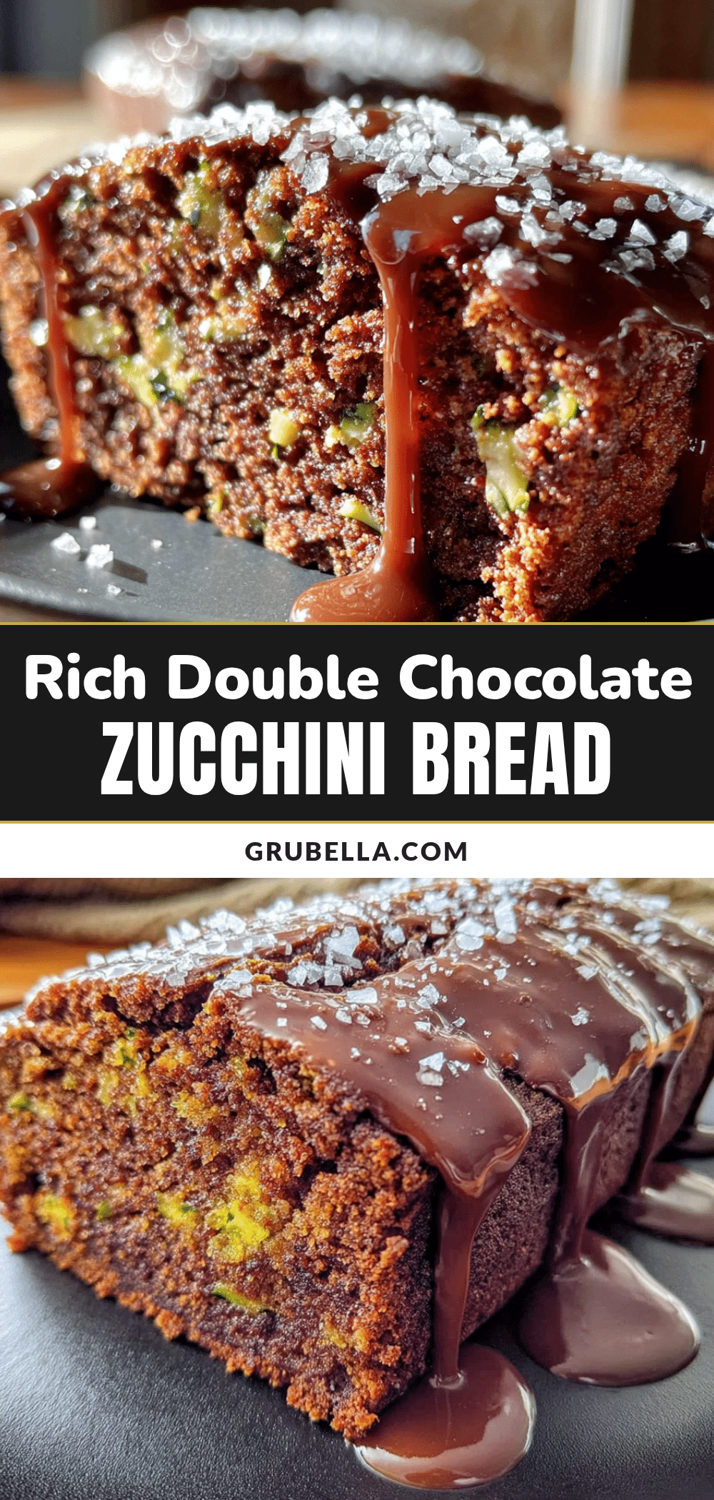 double chocolate zucchini bread recipe