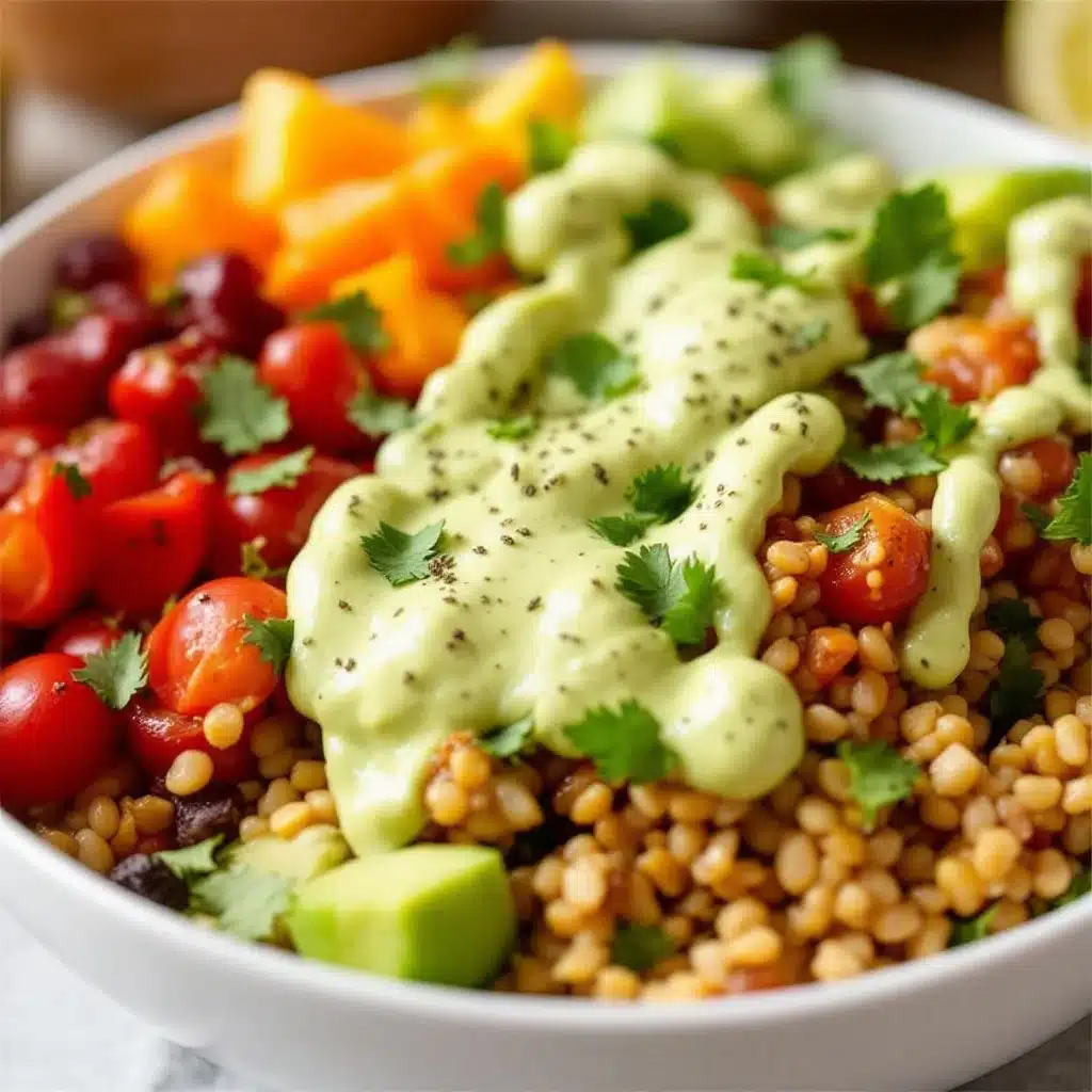 Easy Fall Harvest Grain Bowl with Maple Vinaigrette - featured image
