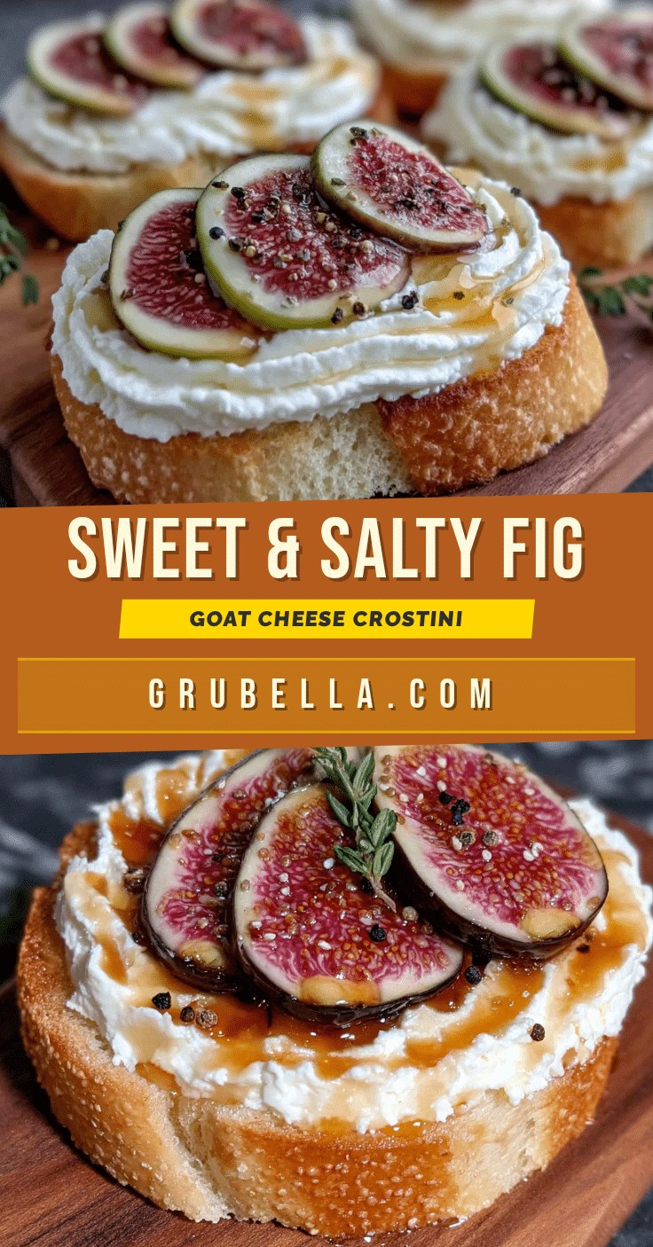easy fig and goat cheese crostini recipe