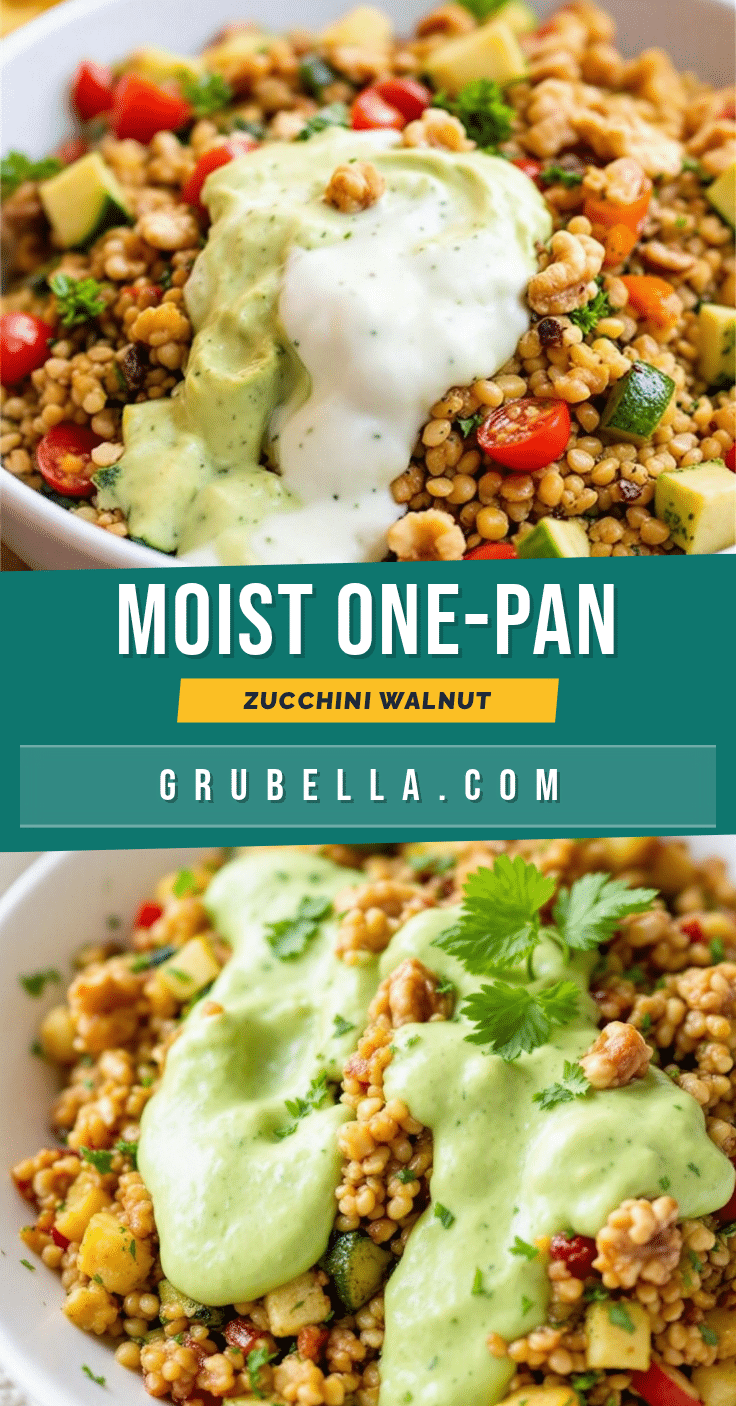 easy one-pan zucchini bread with walnuts recipe
