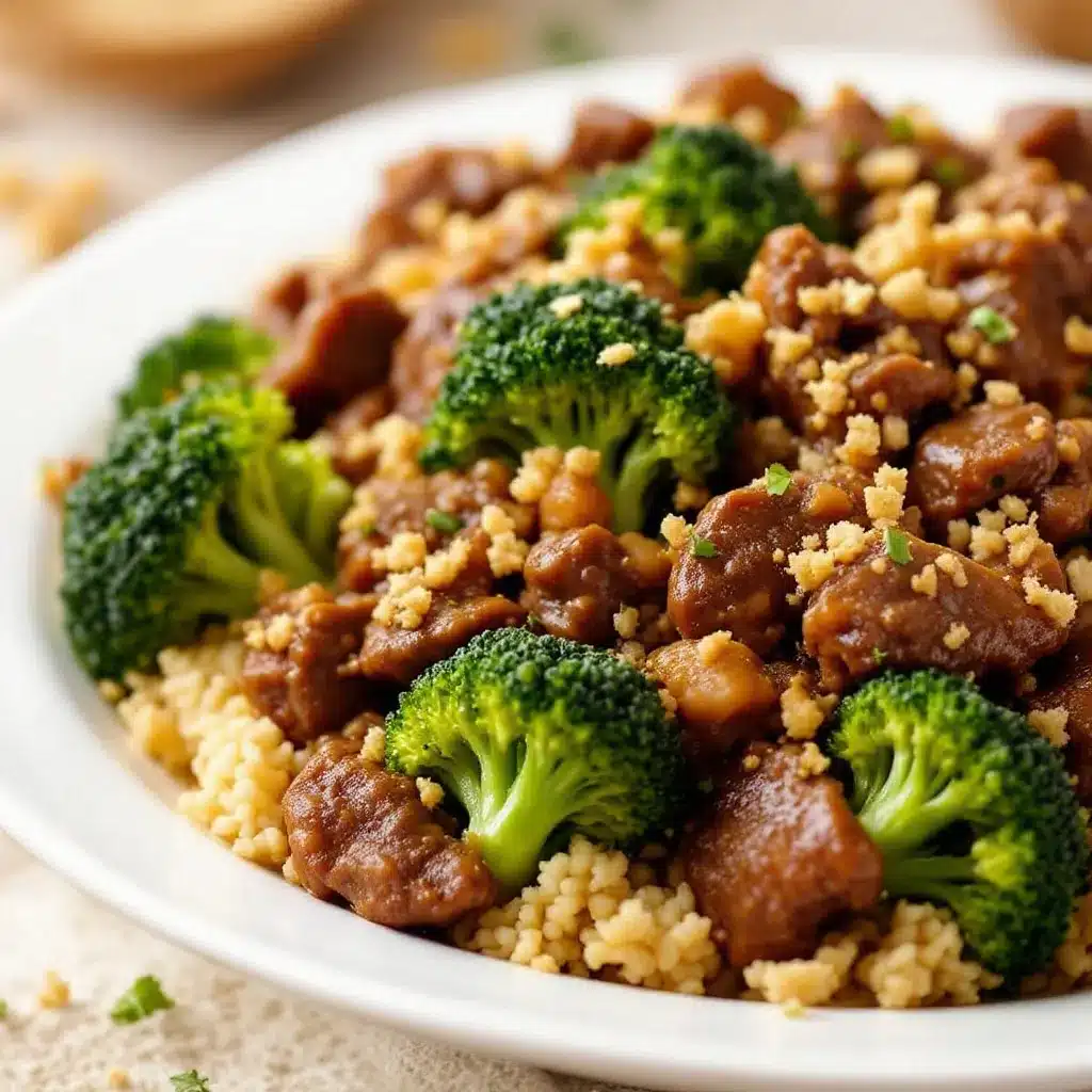 easy slow cooker beef and broccoli preparation steps