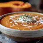 easy slow cooker butternut squash and apple soup - featured image