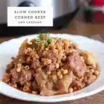 Easy Slow Cooker Corned Beef and Cabbage - featured image