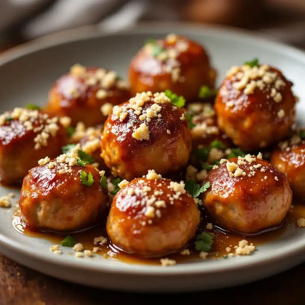 easy slow cooker honey garlic meatballs preparation steps