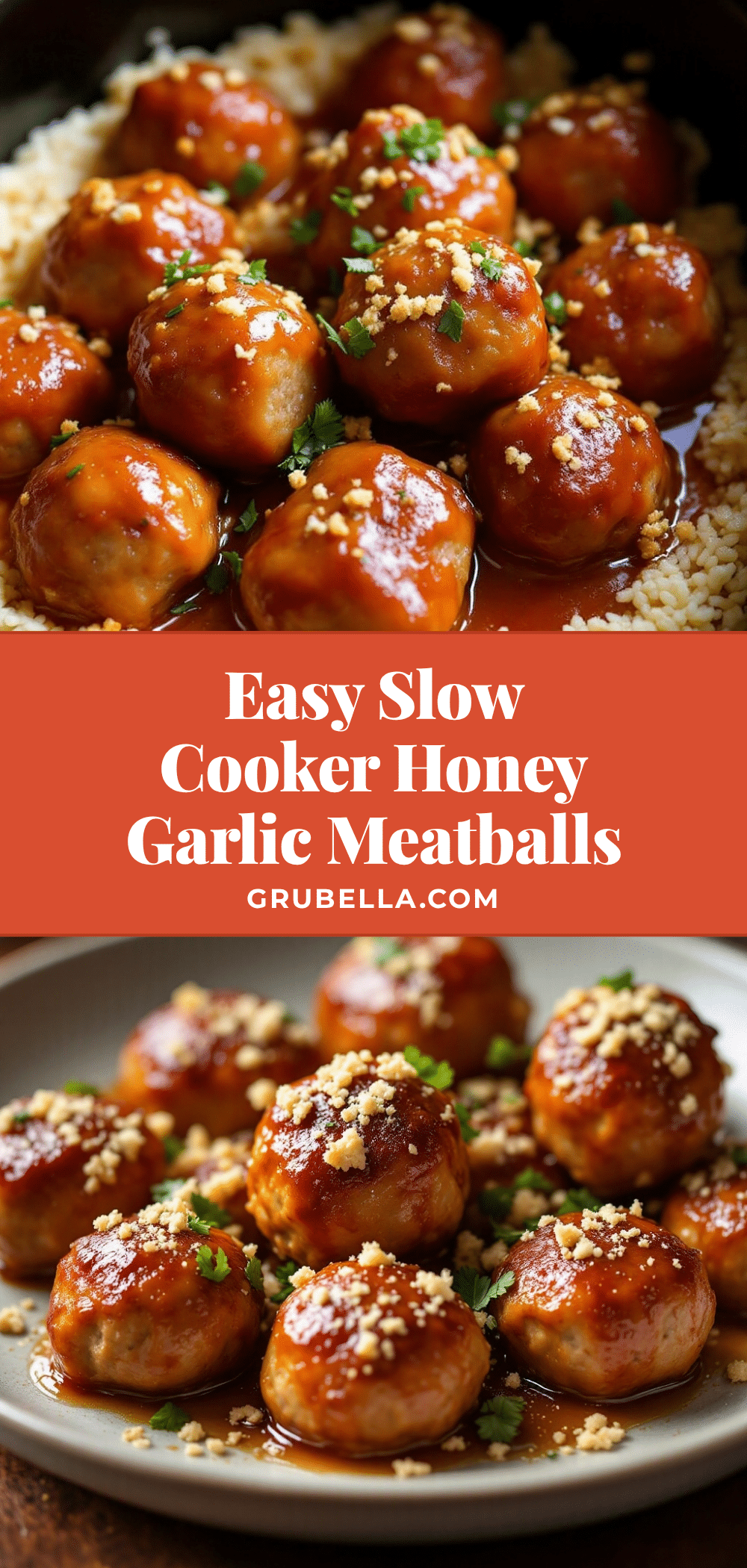 easy slow cooker honey garlic meatballs recipe