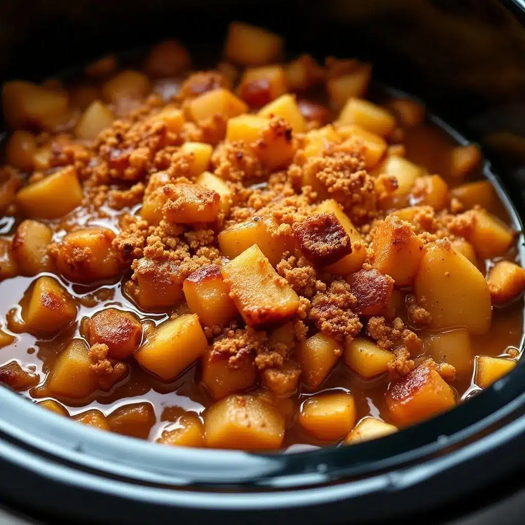 easy slow cooker spiced apple cider - featured image