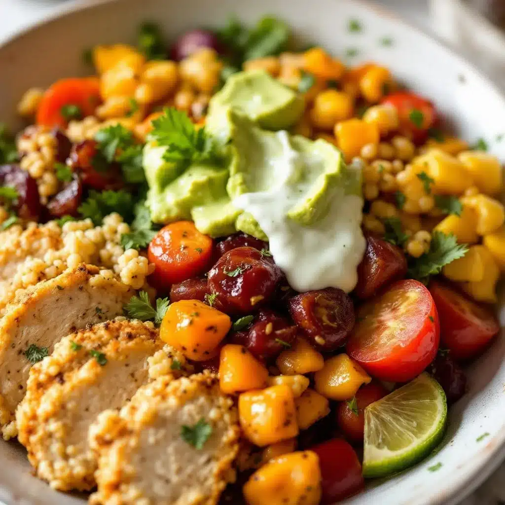 Easy Sunday Meal Prep Chicken and Veggie Bowls - featured image