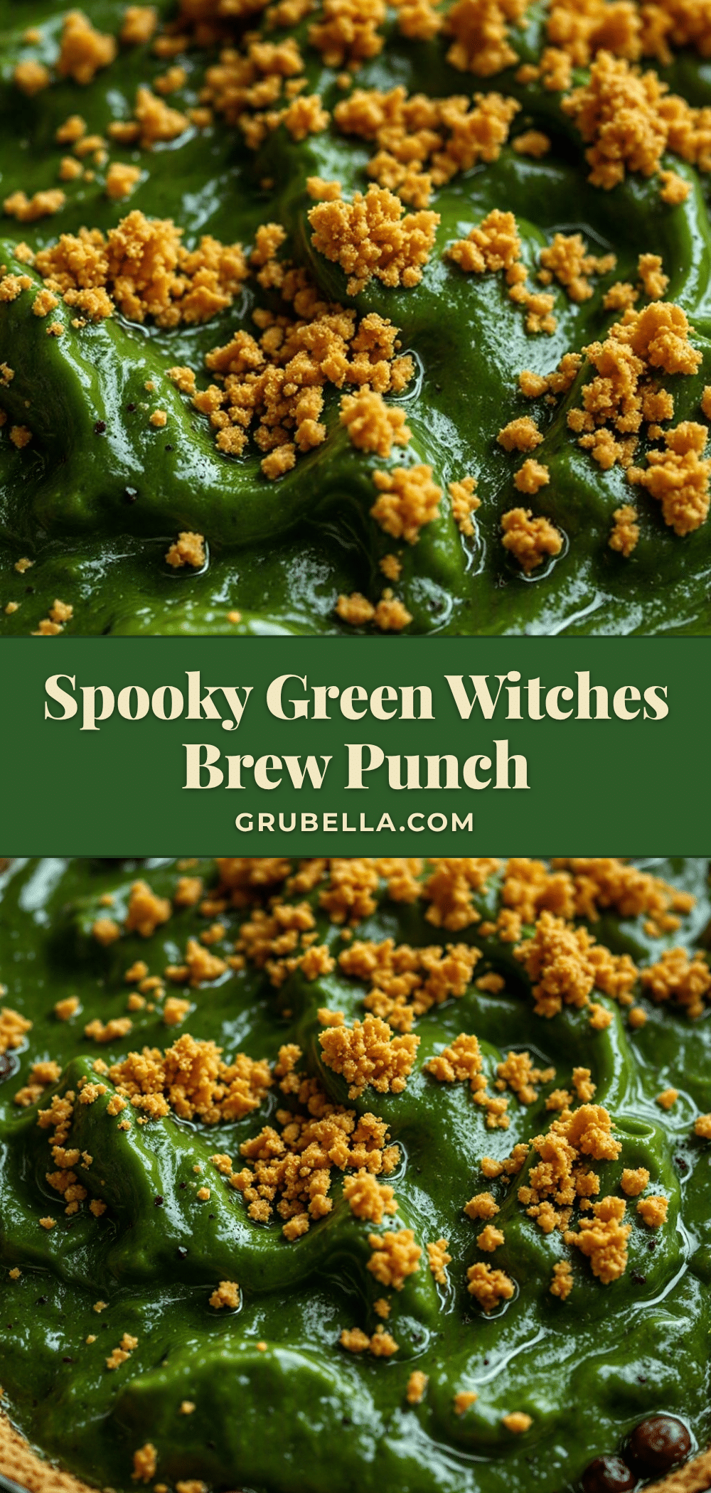 Easy Witches Brew Green Punch recipe