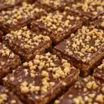 football peanut butter rice krispie treats - featured image