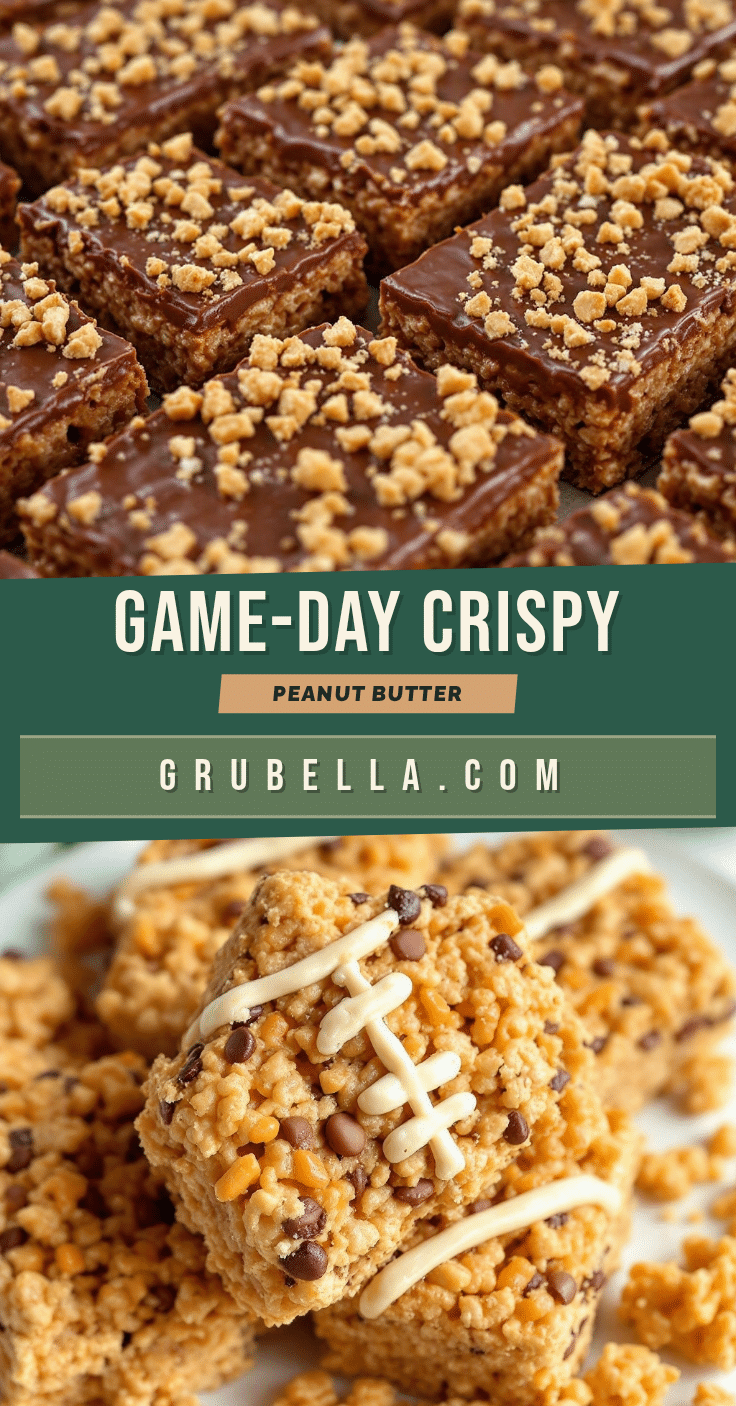 football peanut butter rice krispie treats recipe