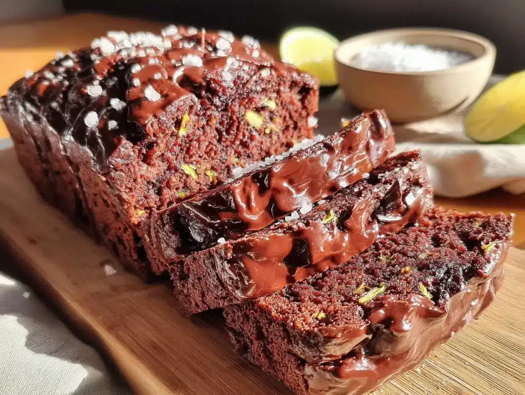 freezer-friendly chocolate zucchini banana bread - featured image
