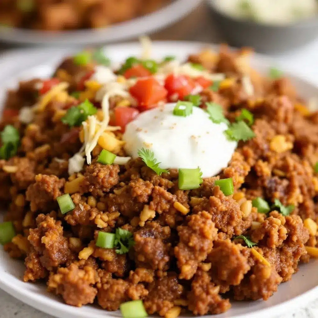 freezer-friendly ground beef taco meal prep bowls preparation steps