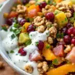 fresh cranberry orange relish with walnuts - featured image