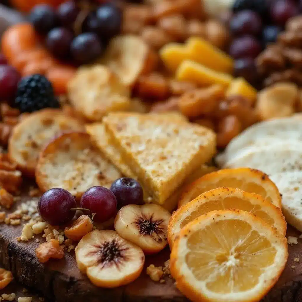 Friendsgiving charcuterie board with fall fruits - featured image