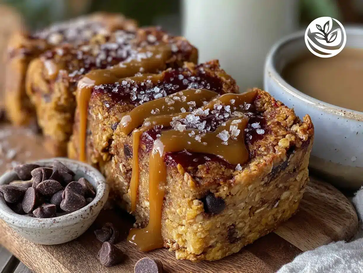 fudgy protein-packed peanut butter oat bars preparation steps