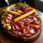 game day smoked meat board - featured image