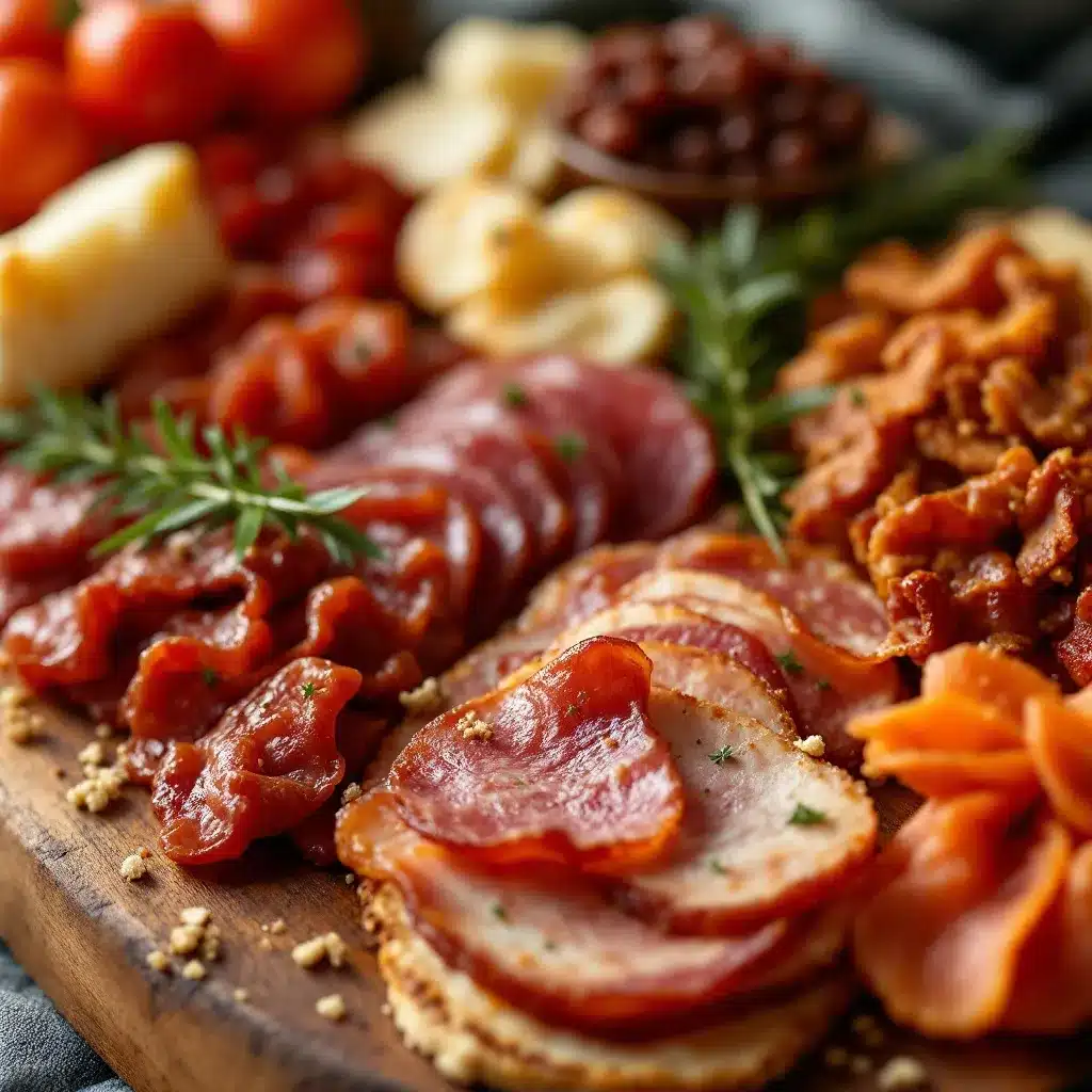 game day smoked meat board preparation steps