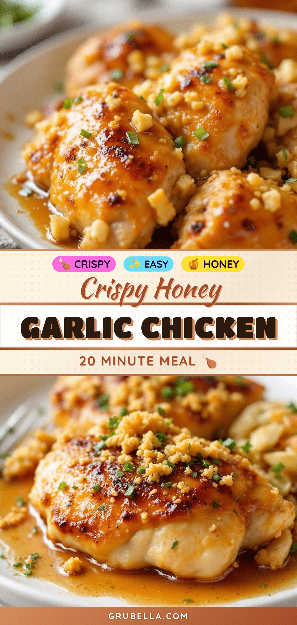 garlic butter honey chicken thighs recipe