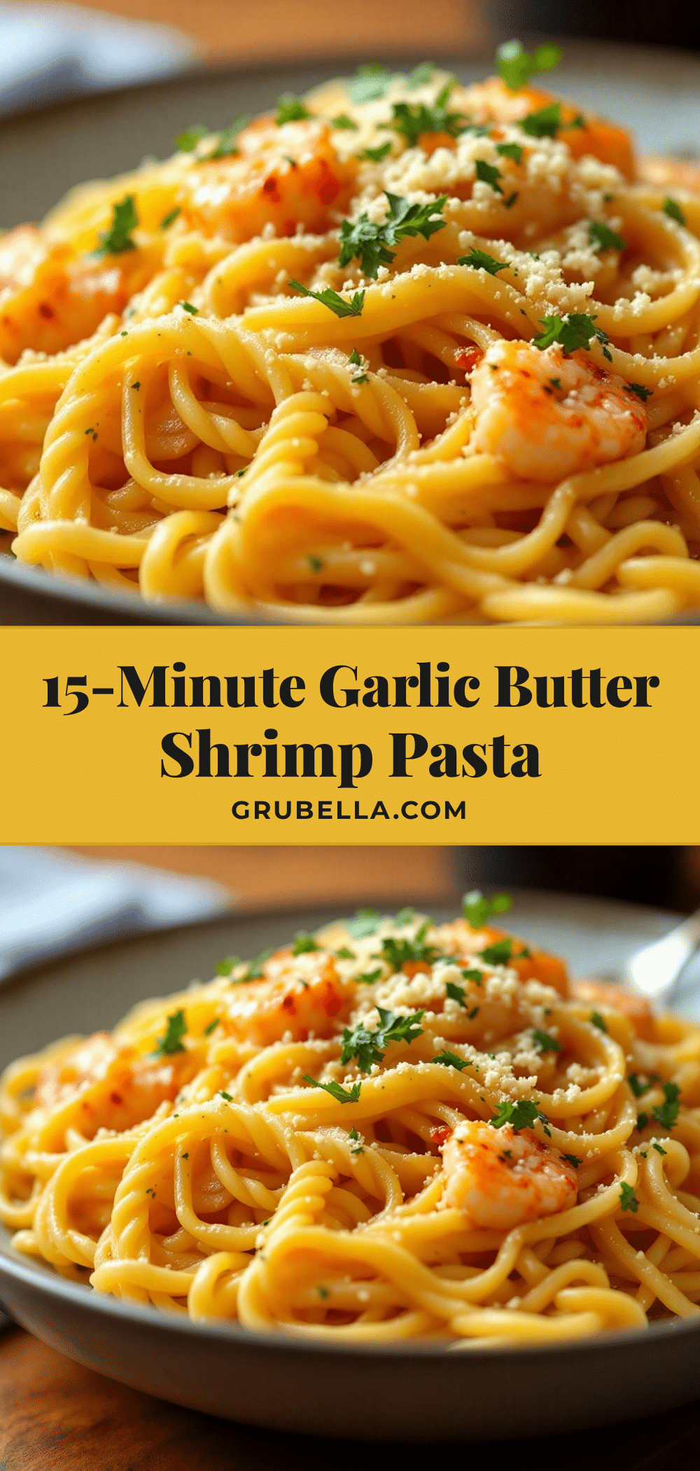 garlic butter shrimp pasta recipe