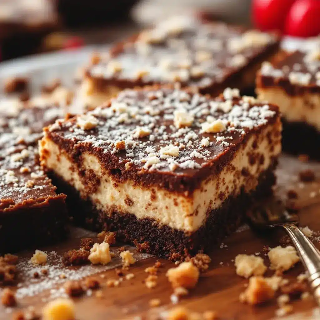 gingerbread cheesecake bars preparation steps