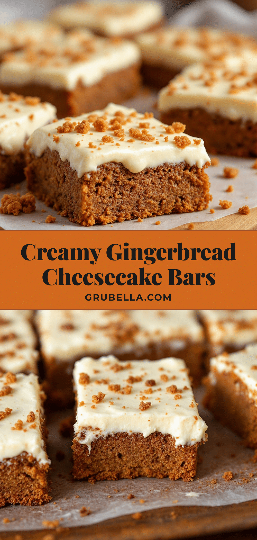 gingerbread cheesecake bars recipe