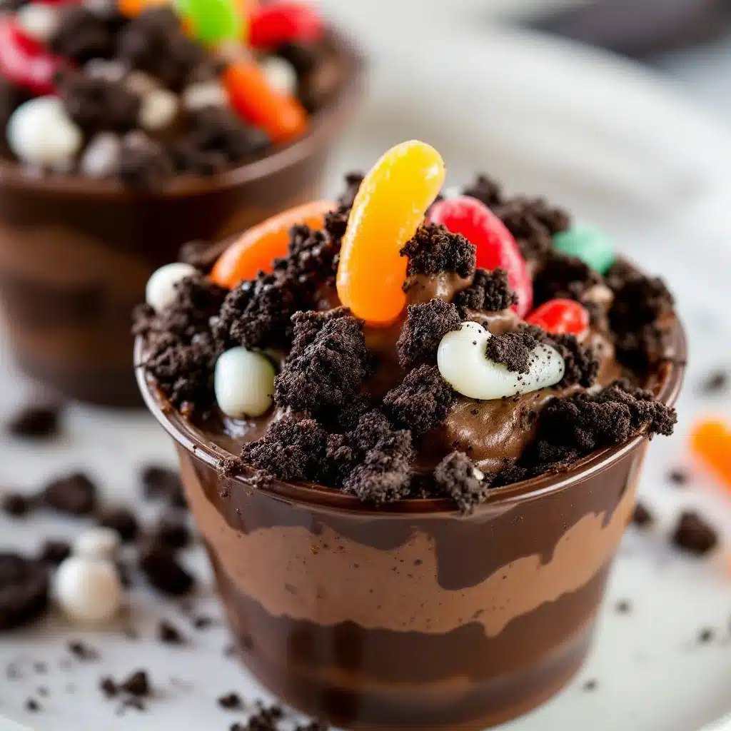 graveyard dirt cups - featured image