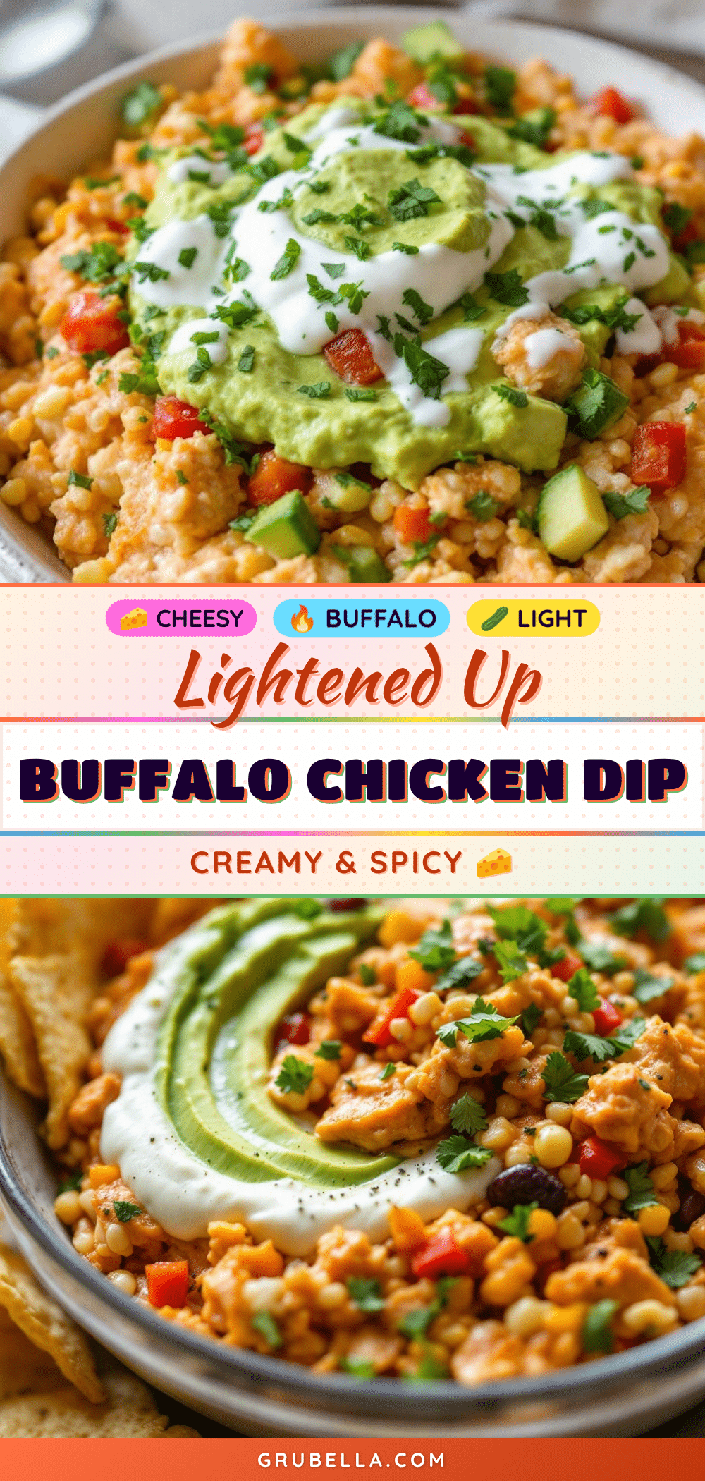 Greek yogurt buffalo chicken dip recipe