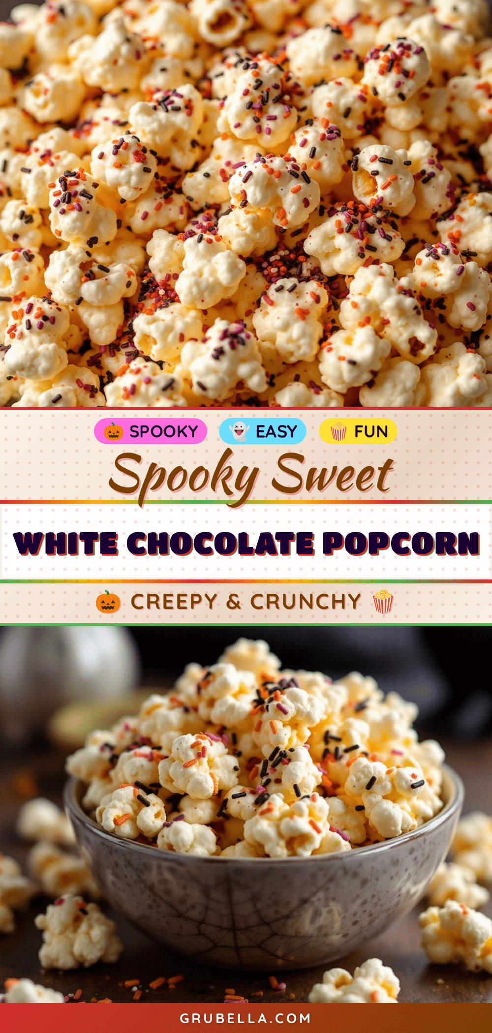 halloween white chocolate popcorn mix recipe