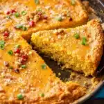 hatch chili cheddar cornbread skillet - featured image