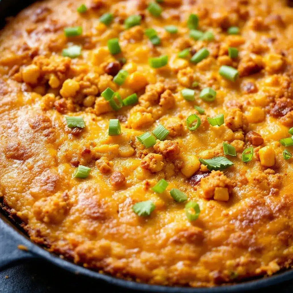 hatch chili cheddar cornbread skillet preparation steps