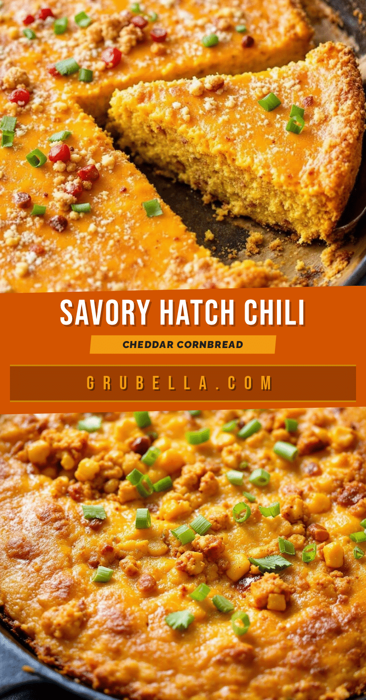 hatch chili cheddar cornbread skillet recipe