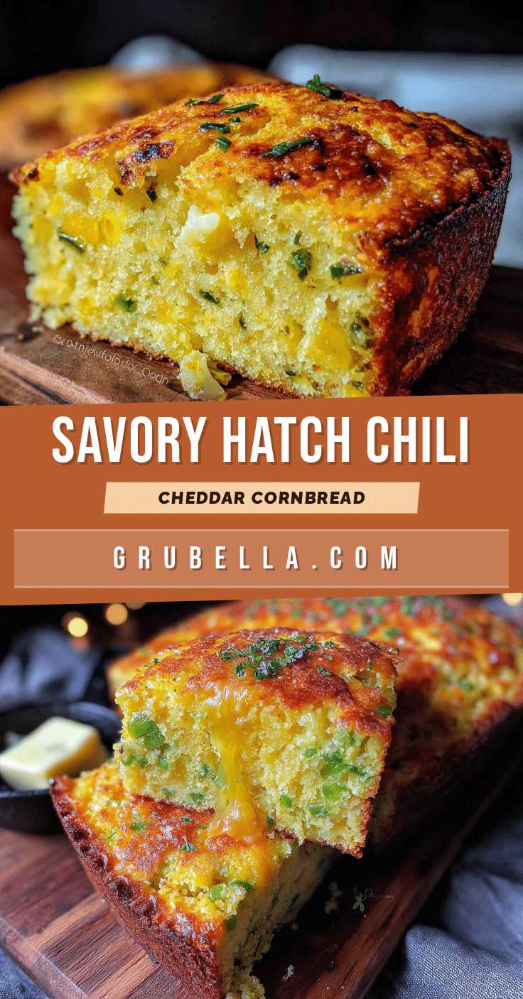 Hatch green chili cheddar cornbread recipe