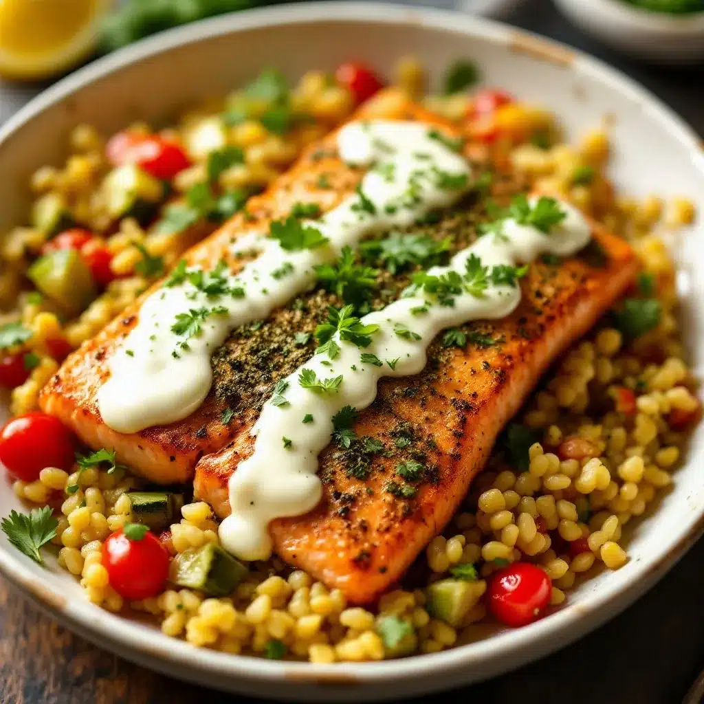 herb crusted baked salmon with lemon butter preparation steps