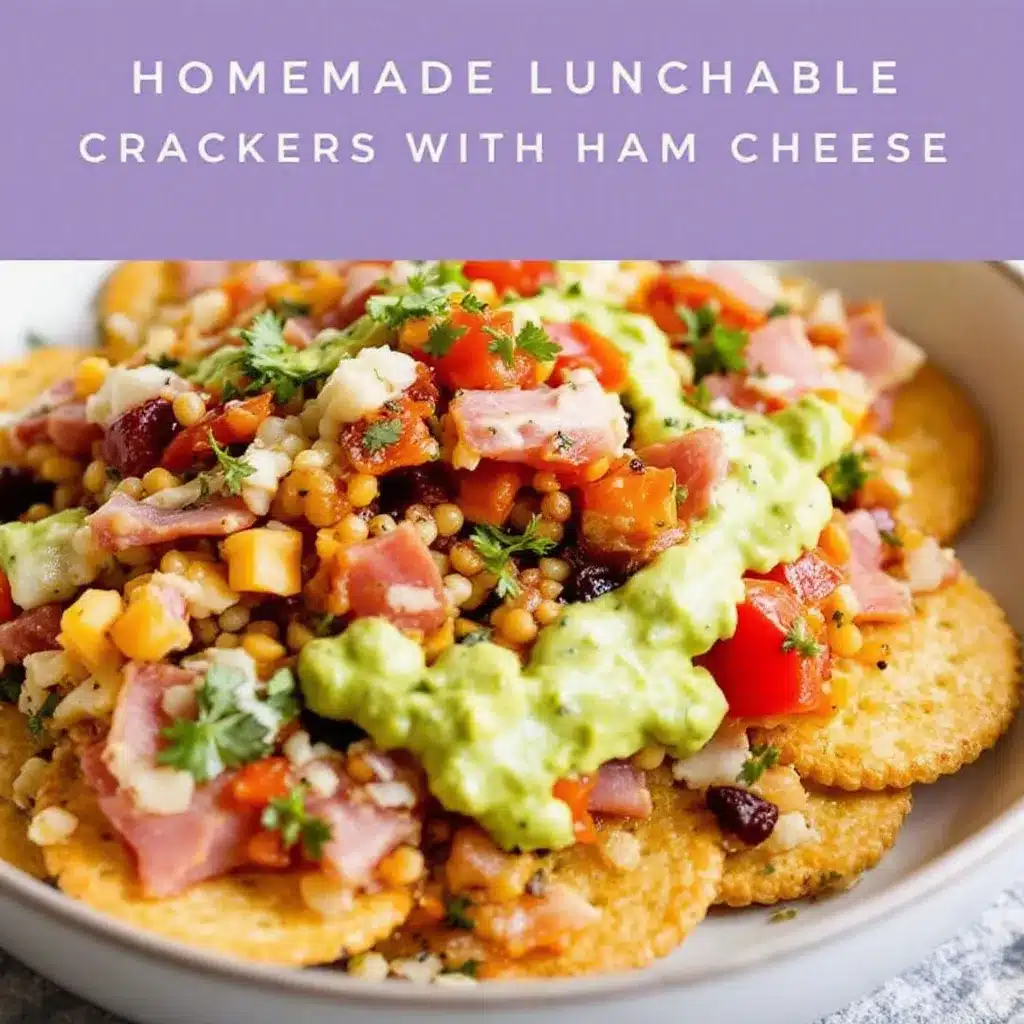 homemade lunchables preparation steps