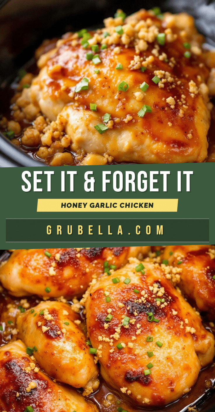 honey garlic crockpot chicken thighs recipe